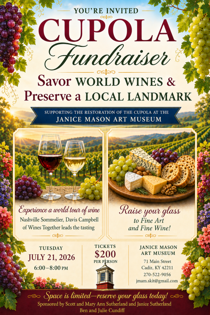 Cupola Wine Tasting flyer